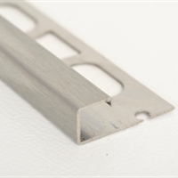 ZQINS/10 Profilo quadro per ceramica acciaio satinato sp 10 mm