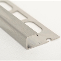 ZQINS/12 Profilo quadro per ceramica acciaio satinato sp 12,5 mm