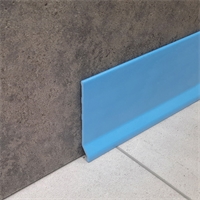 8600 Battiscopa in PVC Azzurro 563 - 70x9 mm