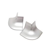 GBL/40/E Angolo esterno PVC argento per sguscia BLA/40