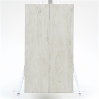 Gres porcellanato effetto legno Badia Bianco 17x62 cm